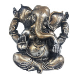 Estátua Ganesha M Decorativo Em Resina