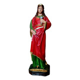 Estatua Imagem Santa Luzia Protetora Dos Olhos 40cm Linda!