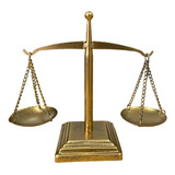 Estatueta Balança Da Justiça Decorativo Enfeite