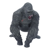 Estatueta De Chimpanzé Realista Modelo Animal Ação Plástica