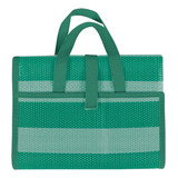 Esteira De Praia Mor P/ Casal Dobrável Vira Bolsa 2.00x1.50m