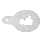 Estêncil Para Decorar Café/cappuccino Inox Escovado - Like