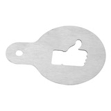 Estêncil Para Decorar Café/cappuccino Inox Escovado - Like