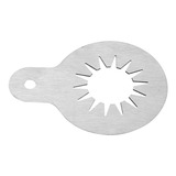 Estêncil Para Decorar Café/cappuccino Inox Escovado - Sol