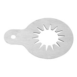 Estêncil Para Decorar Café/cappuccino Inox Escovado - Sol