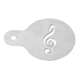 Estêncil Para Decorar Café/cappuccino Inox Escovado Clave So