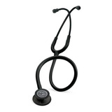 Estetoscópio 3m Littmann Classic Iii 5835 Com Campânula De Dupla Cara Cor Preto E Acabamento Aço Inoxidável