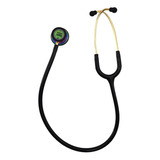 Estetoscopio Duplo Spirit Iii Pro Preto C/ Dourado Rainbow Cor Preto Dourado Arco Iris