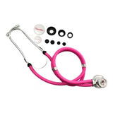Estetoscópio Rappaport Premium Tubo Duplo Ausculta Rosa