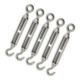 Esticador Gancho X Olhal 12mm X 200mm Em Aço Inox 316