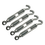 Esticador Para Cabo De Aço 3/8 Galvanizado - 8 Unidades