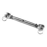 Esticador Tubular Fechado Manilha Aço Inox 316 16mm M16