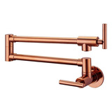 Estilo Moderno Latão Sólido Rosa Ouro Acabamento De Parede