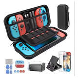 Estojo 16 Em 1 Com Acessórios Para Nintendo Switch