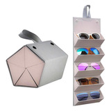 Estojo Bolsa Case Portatil 5 Oculos Sol Maleta Dobravel Viag