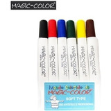 Estojo Caneta Magic Color Soft Type 6 Cores Sortidas