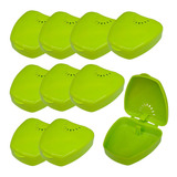 Estojo Case P/ Aparelho/alinhador Cor Verde C/10 Un