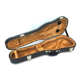 Estojo Case Para Violino 4/4 Luxo Couro Sintético Caramelo