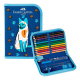 Estojo Completo Coleção Pets Faber-castell, Gato 1 Un