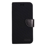 Estojo Flip De Couro Jeans Para iPhone Com Suporte