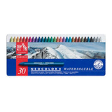 Estojo Giz Aquarelável Caran D´ache Neocolor Ii 30 Cores ª
