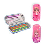 Estojo Infantil Escolar Organizador 3d Grande Box Case Lapis