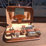 Estojo Kit Bolsa Banho Beleza Antigo Vintage