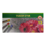 Estojo Koh-i-noor Giz Pastel Seco Toison