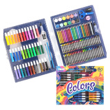 Estojo Maleta Escolar Pintura Infantil 150 Peças Color
