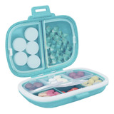 Estojo Organizador Porta Comprimido De Bolsa Com Divisórias