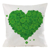 Estojos Estampados L St. Patrick Day, Capa De Almofada De So