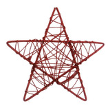 Estrela Rattan Vermelho 25cm - 01