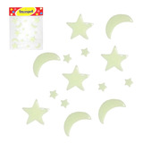 Estrelas Em Gel Decorativo Auto Adesivo