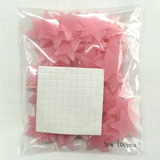 Estrelas Fluorescentes Rosa 100 Unids P/ Teto, Parede
