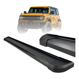 Estribo Alumínio Ford Bronco 2022 A 2024 Preto