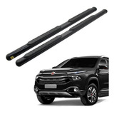 Estribo Fiat Toro 2016 2017 2018 2019 2020 Oval Preto