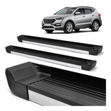 Estribo Plataforma Aluminio Preto Fosco Santa Fé 2015-2022