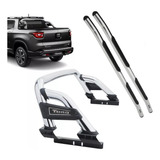 Estribo Santo Antonio Cromado Fiat Toro 2016 2017 2018 2019