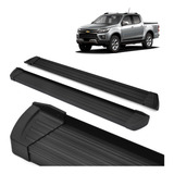 Estribo Slim Plataforma Preto S10 Cabine Dupla Lt Ltz 2020