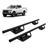 Estribo Tubo Force Preto Fosco Modelo Bully S10 Dupla 2023