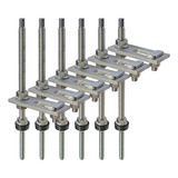 Estrutura Painel Solar Suporte Parafuso Telhado - Kit 6 Un