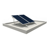 Estrutura Suporte De Laje Para 2 Placa Painel Solar Alumínio