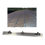 Estrutura Suporte Fixa Painel Solar Telha Metálica 4 Painéis