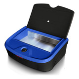 Estufa Para Manicure Esterilizadora Color Forninho Alicate Cor Preta/azul