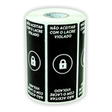 Etiqueta 90x35 Lacre Segurança Embalagem Geral
