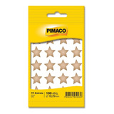 Etiqueta Adesiva Pimaco Estrela Dourada 100