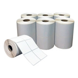 Etiqueta Bopp 50x50 2 Col. Adesiva - Kit 6 Rolos