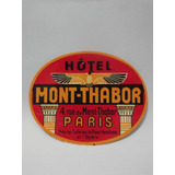 Etiqueta De Bagagem Hotel Mont -