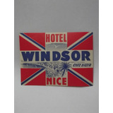 Etiqueta De Bagagem Hotel Windsor