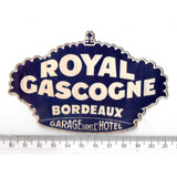 Etiqueta De Bagagem Mala Hotel Royal Gascogne França Anos 60